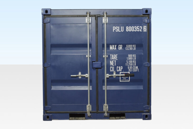8ft-x-8ft-one-trip-shipping-container-blue - Image 3